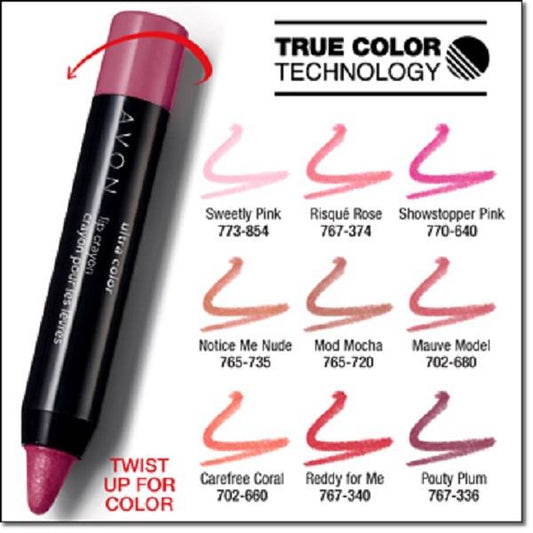 Avon Ultra Color Lip Crayon | Risque Rose