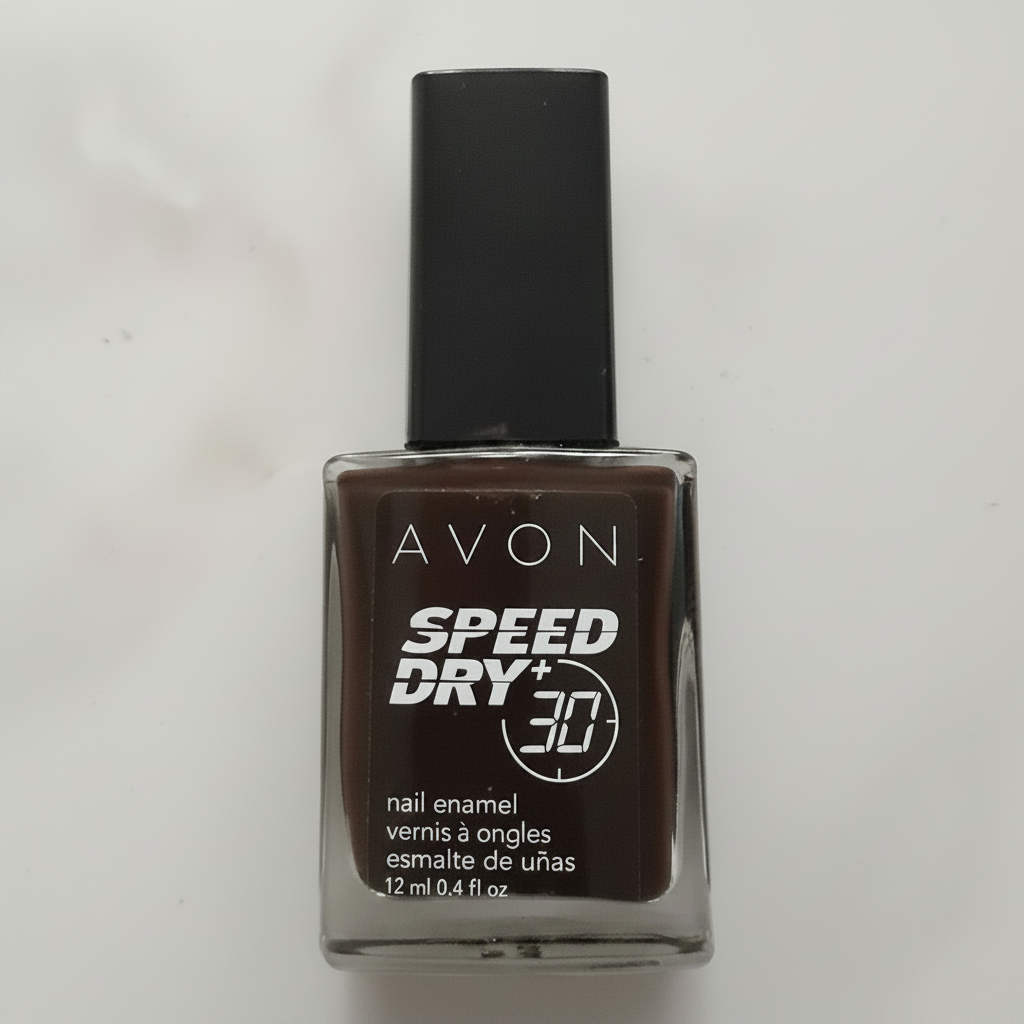 Avon Speed Dry + Nail Enamel | Express Mocha