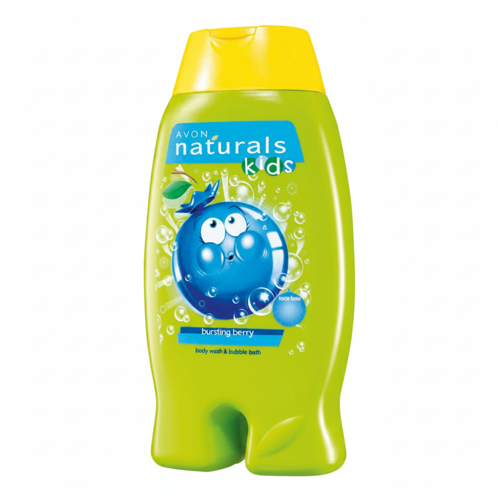 Avon Naturals Kids Busting Berry Body Wash & Bubble Bath 250ml