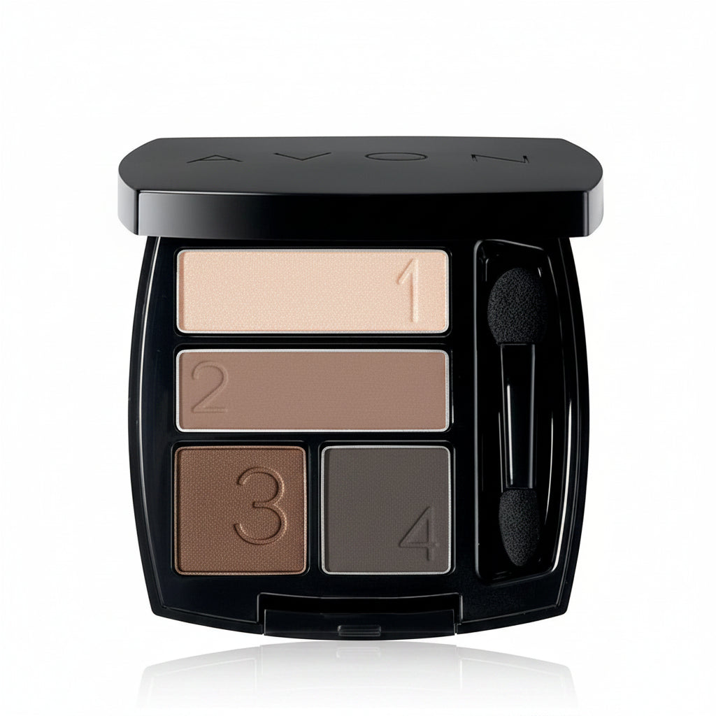 Avon True Color Quad Eyeshadow | Mocha Latte