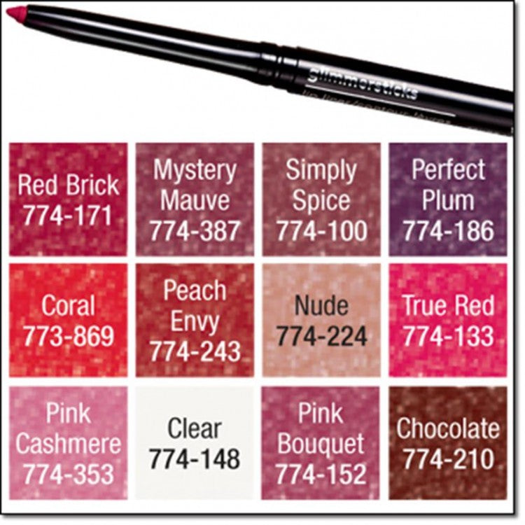 Avon Glimmersticks | Professional Retractable Lip Liner - Red Brick (Long-Wear Definition)