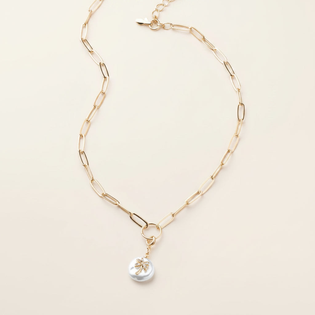 Link Up Paperclip Necklace
