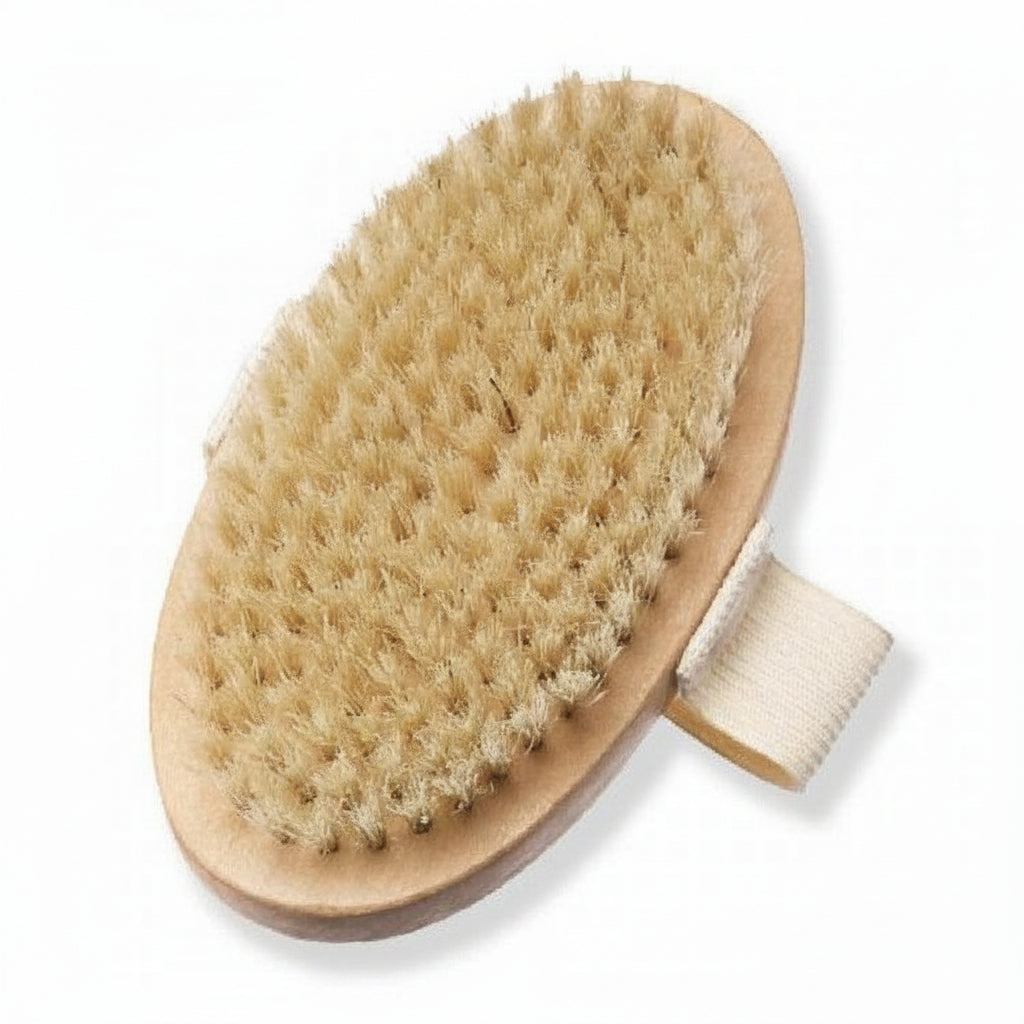 Avon Natural Boar Bristle Body Brush | Premium Dry Brushing Tool for Smooth Skin