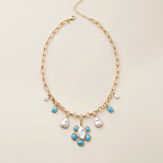 Sea Petals Statement Necklace
