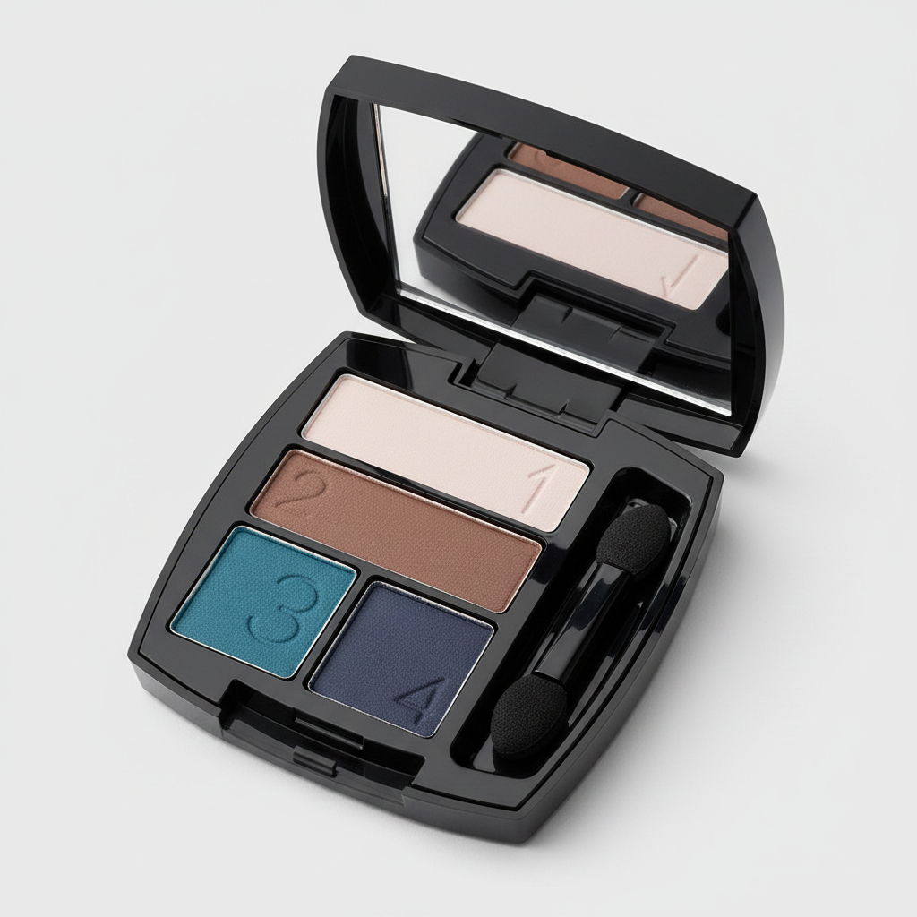 Avon True Color Eyeshadow Quad | Glow Teal