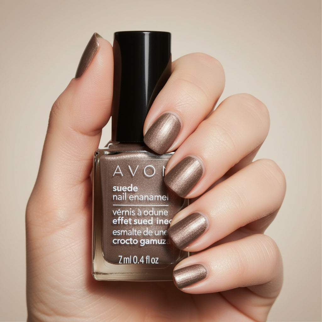 Avon Suede Nail Enamel | Touch of Taupe
