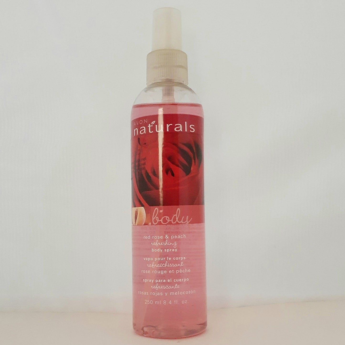 Avon Naturals Red Rose & Peach Body Spray | 250ml