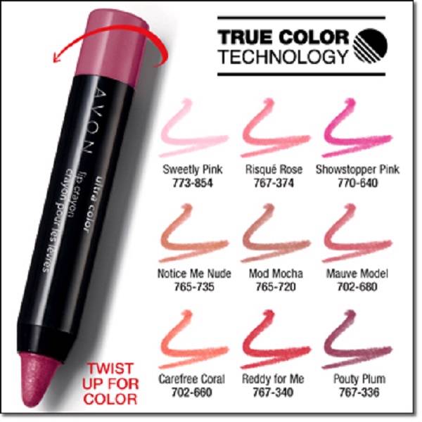 Avon Ultra Color Lip Crayon | Risque Rose
