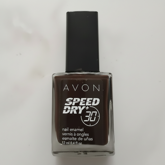 Avon Speed Dry + Nail Enamel | Express Mocha