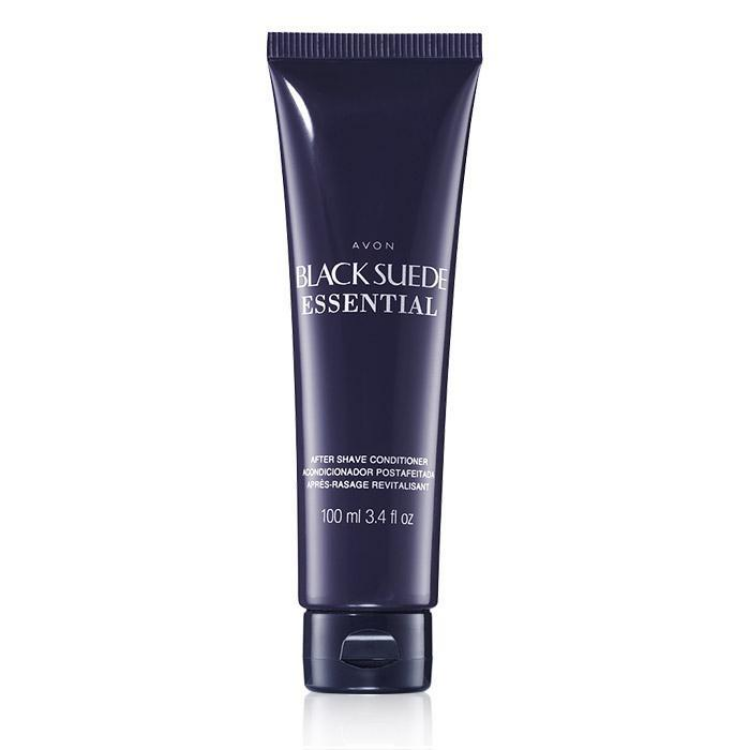Avon Black Suede Essential After Shave Conditioner | 100ml | Soothing & Masculine Post-Shave Care