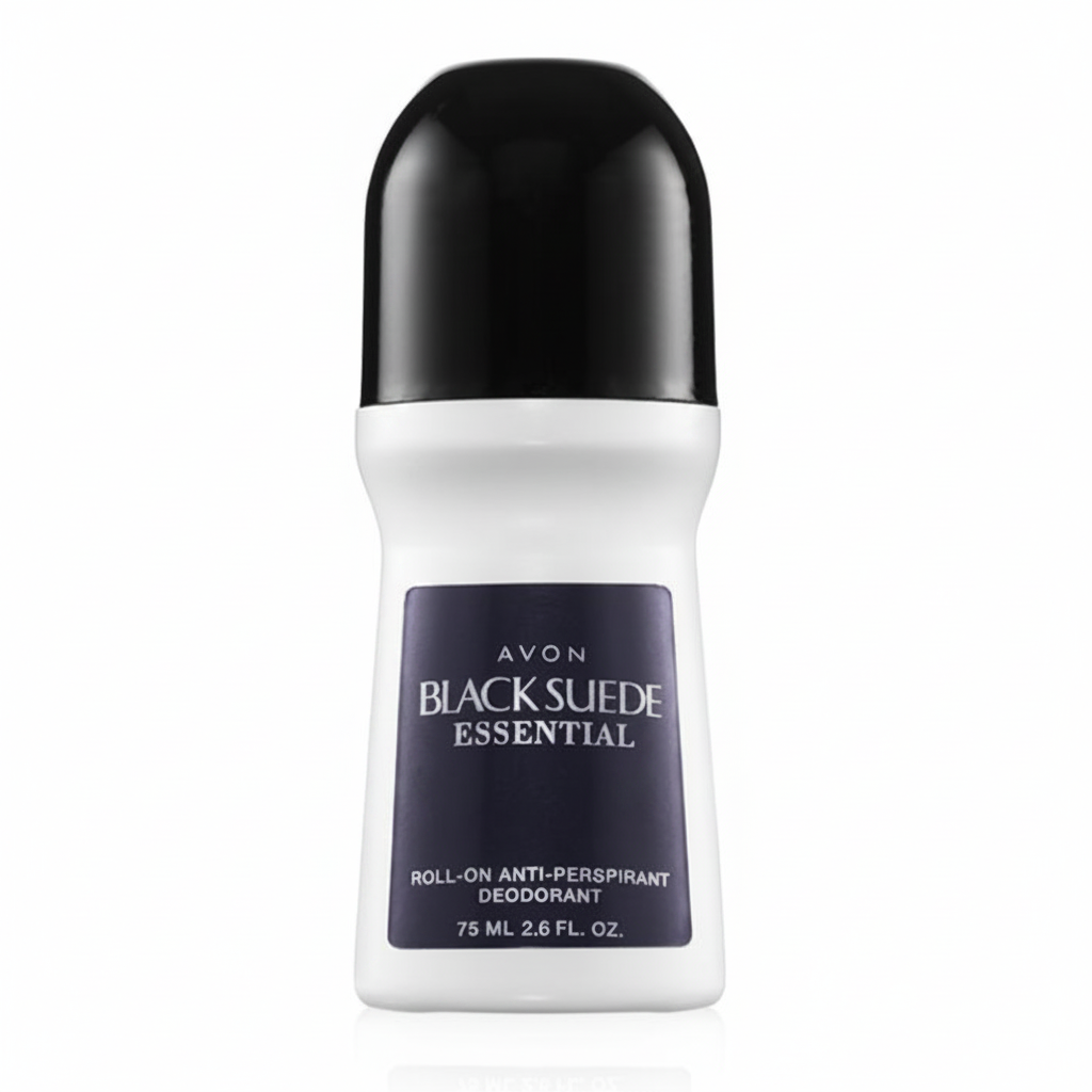 Avon Black Suede Essential Roll-On Antiperspirant Deodorant 75ml.