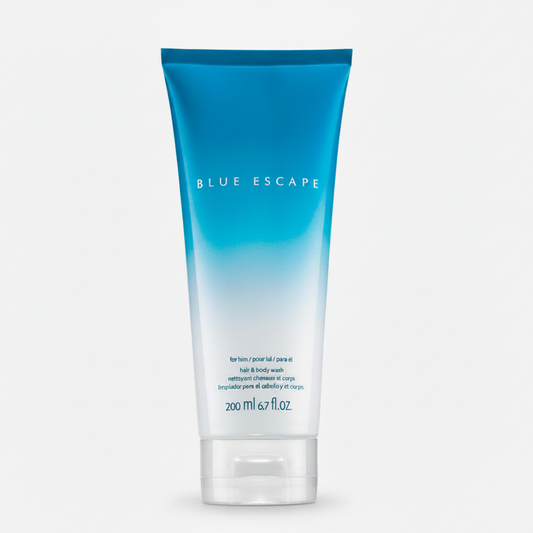 Avon Blue Escape For Him Hair & Body Wash