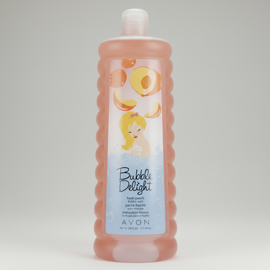 Avon Bubble Delight | Professional Fresh Peach Velvety Bubble Bath - 700ml