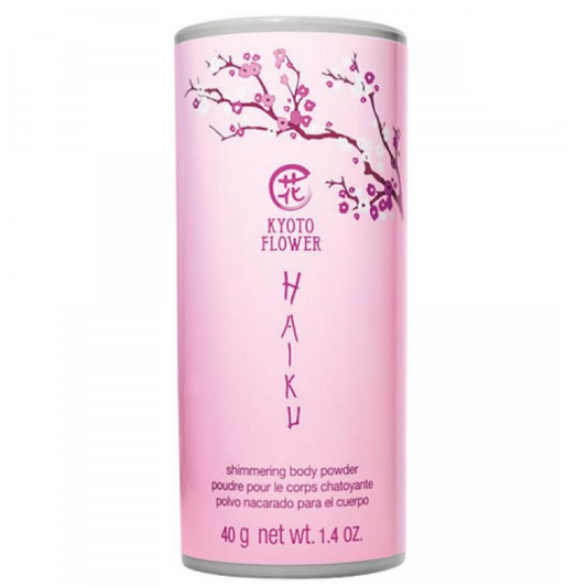Avon Haiku Kyoto Flower Shimmering Body Powder | 40g | Zen Floral & Luminous Skin Illuminator