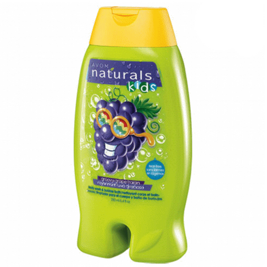 Avon Naturals Kids Rio 2 Groovy Grape Body Wash | 250ml | Tear-Free Gentle Cleanser