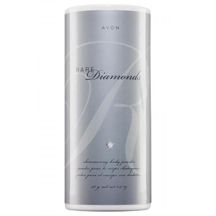 Avon Rare Diamonds Shimmering Body Powder | 40g | Luxurious Floral & Sparkling Skin Illuminator