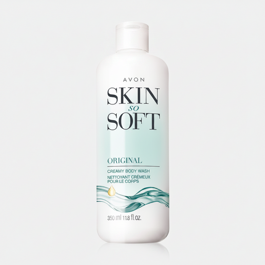 Skin So Soft Original Creamy Body Wash | 350ml | Jojoba Oil & Fresh Scent