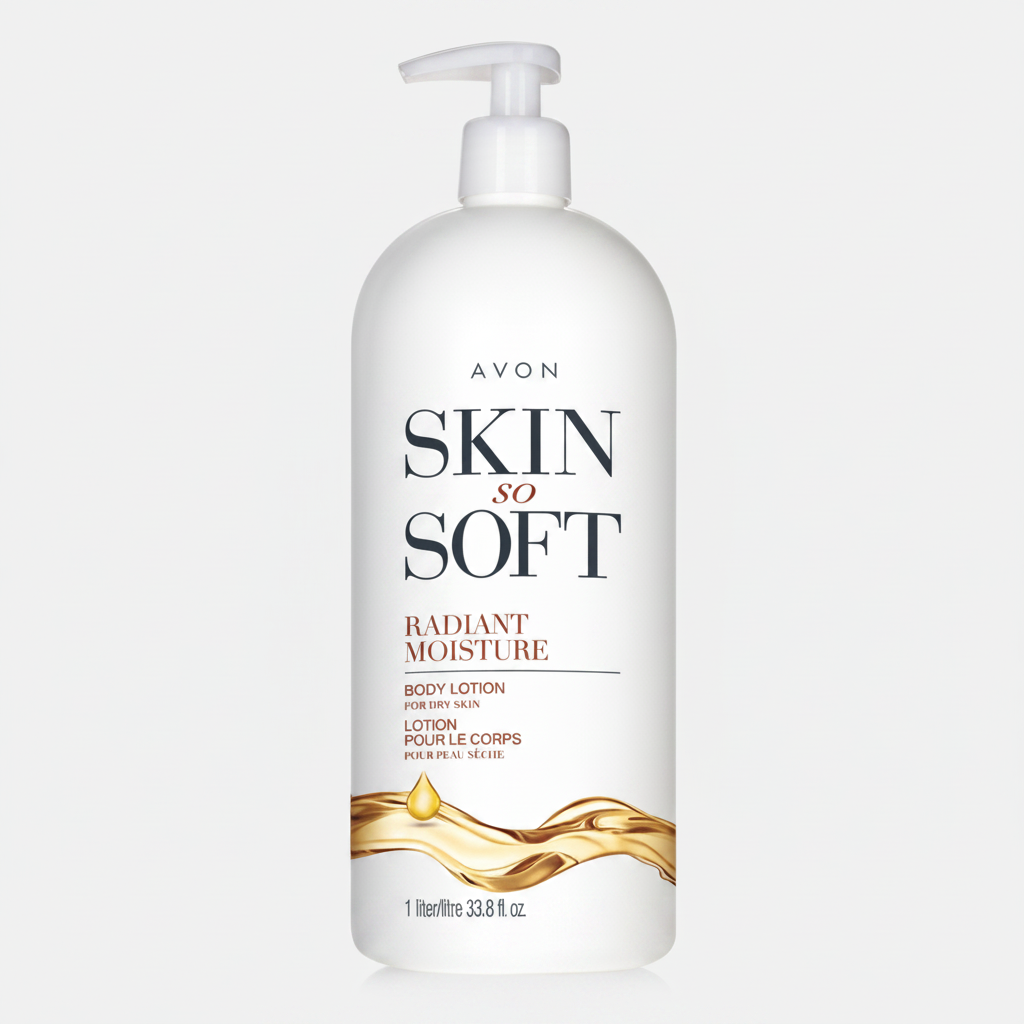 Avon Skin So Soft Radiant Moisture Body Lotion 1 Liter