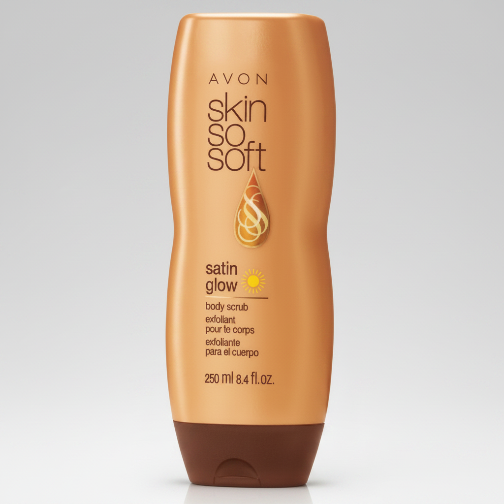 Avon Skin So Soft Satin Glow Body Scrub | 250ml