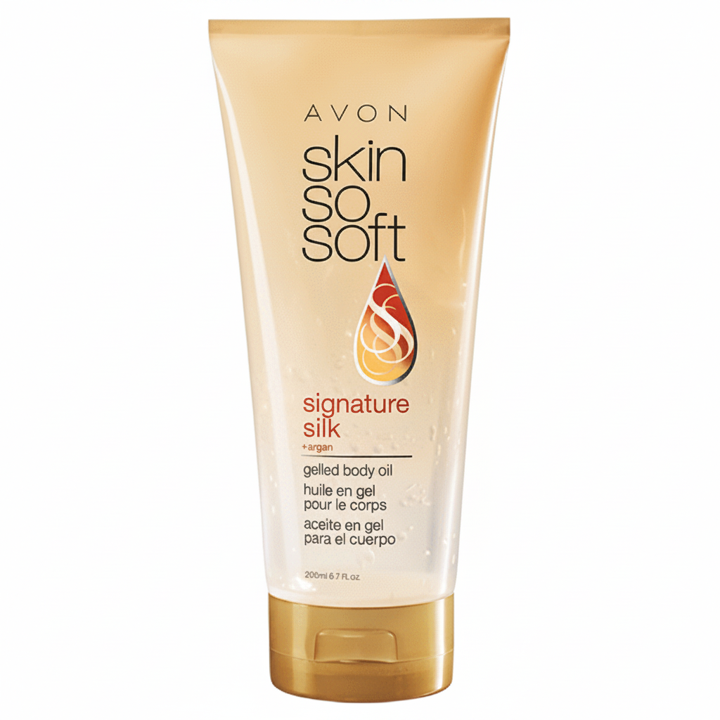 Skin So Soft Signature Silk Gelled Body Oil | 200ml | With Argan Oil & Silk Proteins