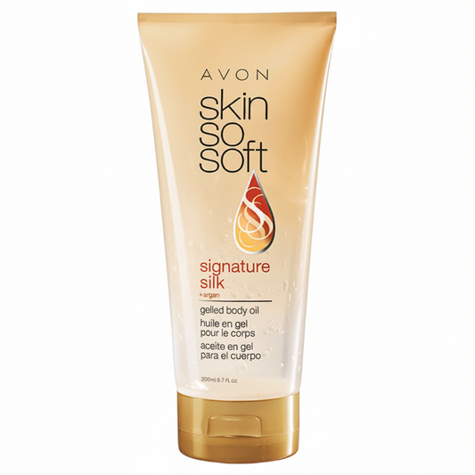 Skin So Soft Signature Silk Gelled Body Oil | 200ml | With Argan Oil & Silk Proteins