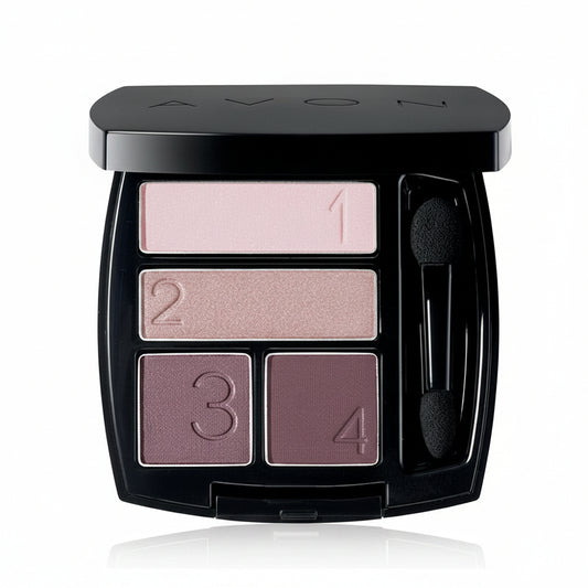Avon True Color Eyeshadow Quad | Romantic Mauves