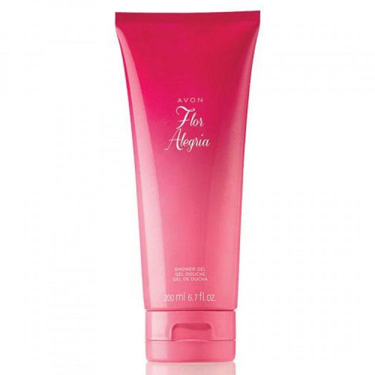 Avon Flor Alegria Shower Gel | 200ml | Vibrant Floral & Exotic Fruit Body Wash