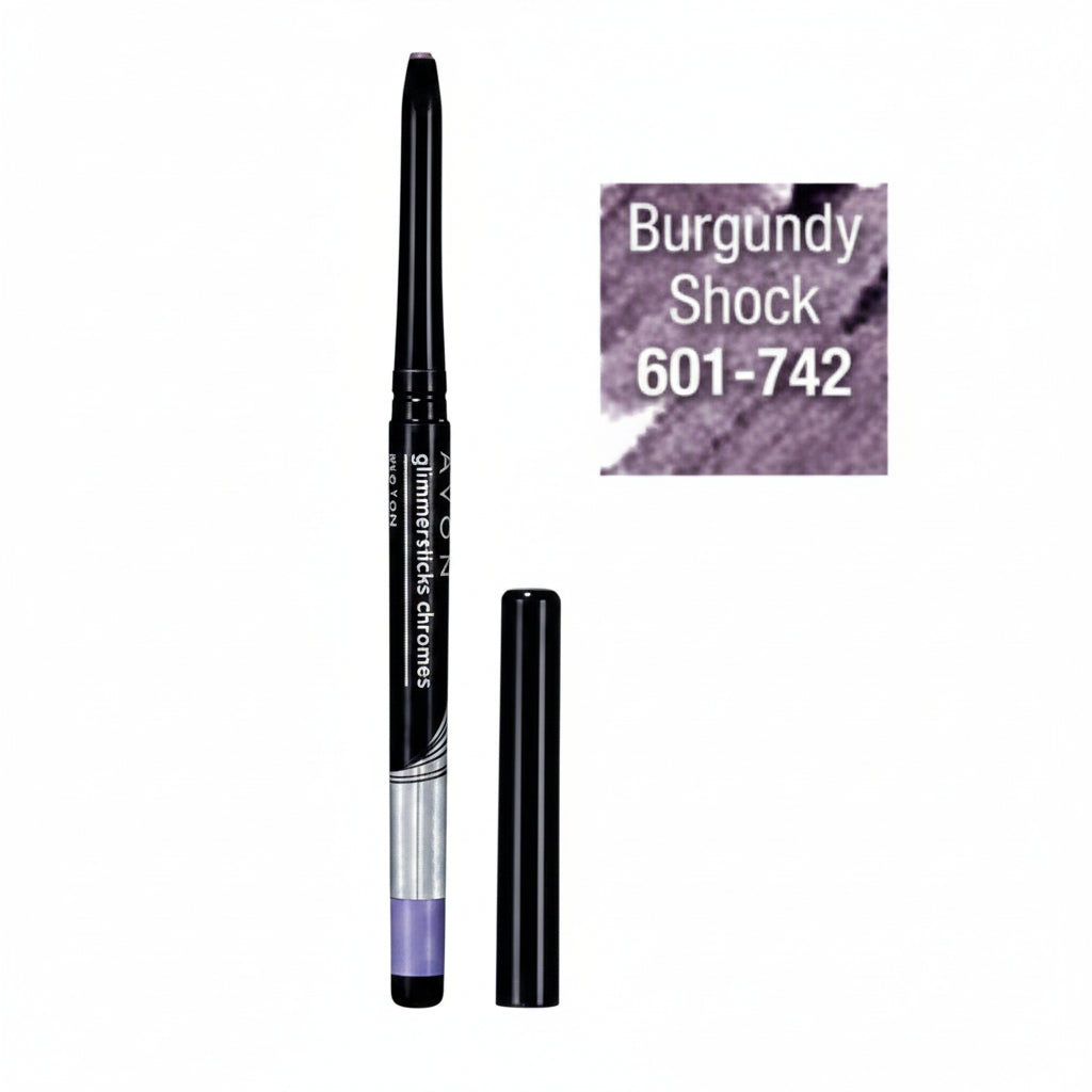 Avon Glimmersticks Chromes Eyeliner | Burgundy Shock