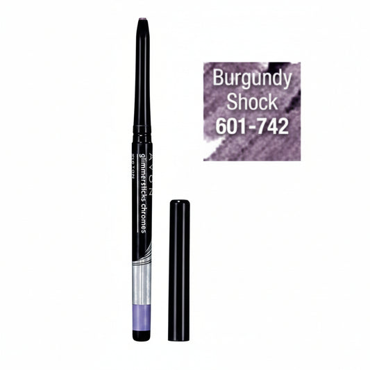 Avon Glimmersticks Chromes Eyeliner | Burgundy Shock