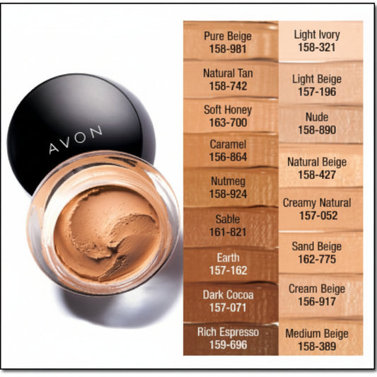 Avon Ideal Flawless Matte Mousse Foundation | Nutmeg
