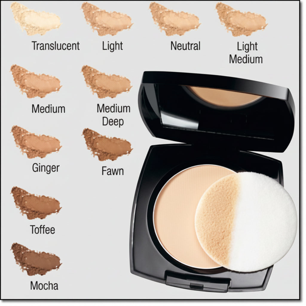 Avon Ideal Flawless Pressed Powder | Medium