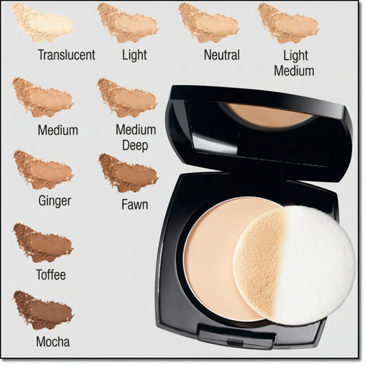 Avon Ideal Flawless Pressed Powder | Medium