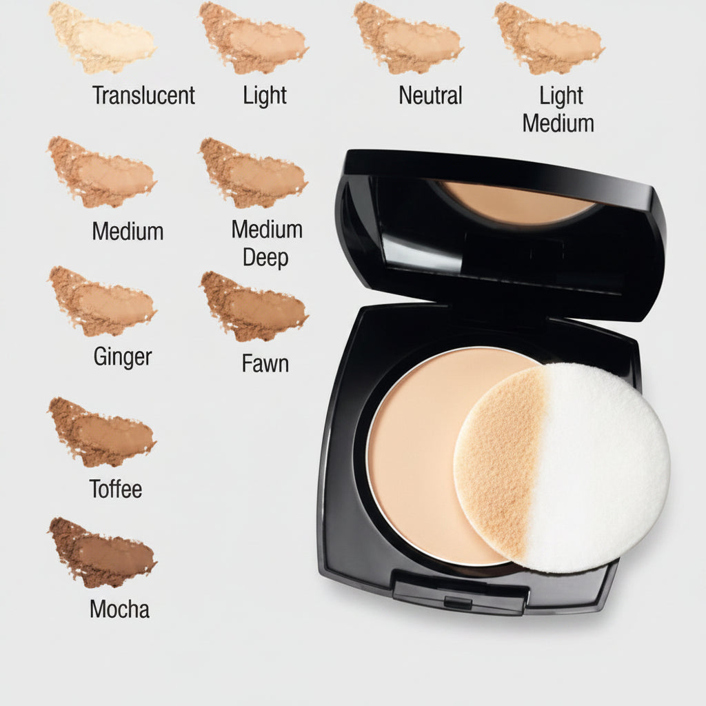 Avon Ideal Flawless Pressed Powder | Toffee