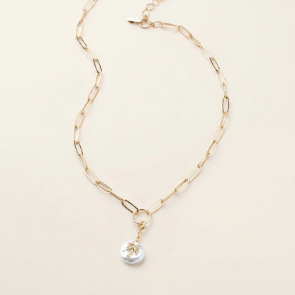 Link Up Paperclip Necklace