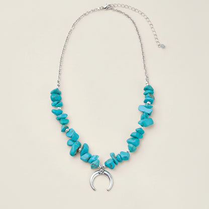 Luna Crescent Charm Necklace