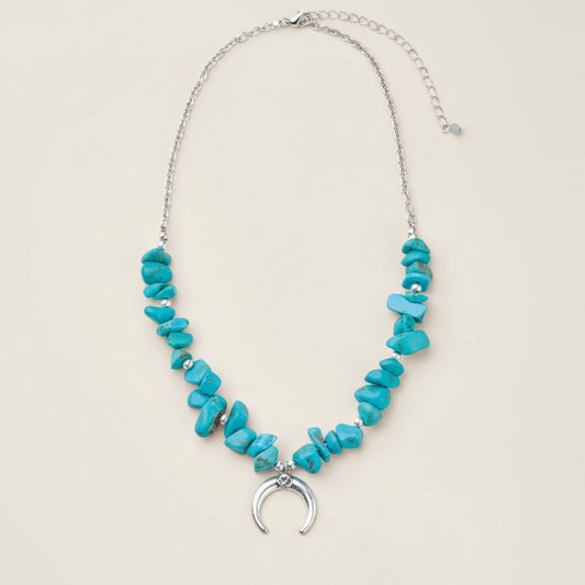 Luna Crescent Charm Necklace