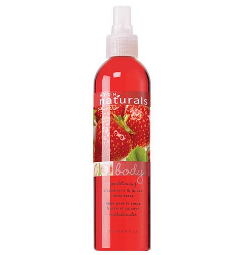 Avon Naturals Strawberry & Guava Body Spray | 250ml | Sweet & Tropical Fruit Mist