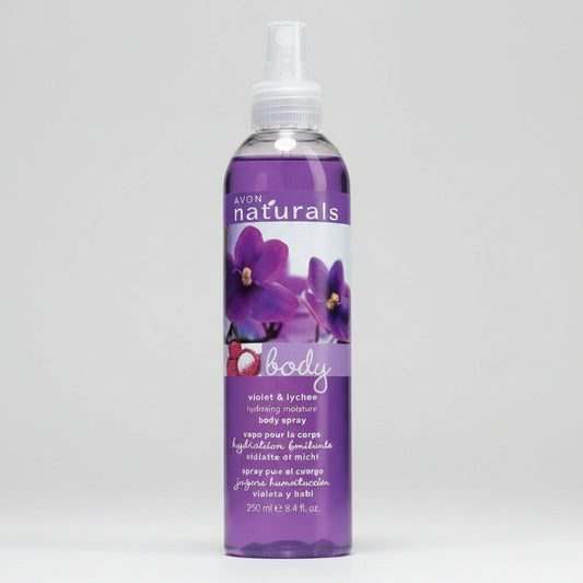 Avon Naturals Violet & Lychee Juicy Moisture Body Spray 250ml