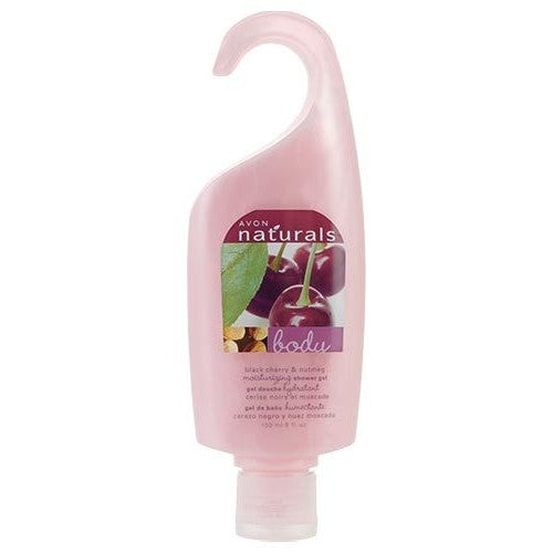 Avon Naturals Black Cherry & Nutmeg Shower Gel | 150ml | Rich & Spicy Fruit Body Wash