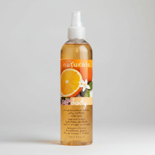 Avon Naturals Orange Blossom & Verbena Body Spray | 250ml | Energizing Fragrance Mist