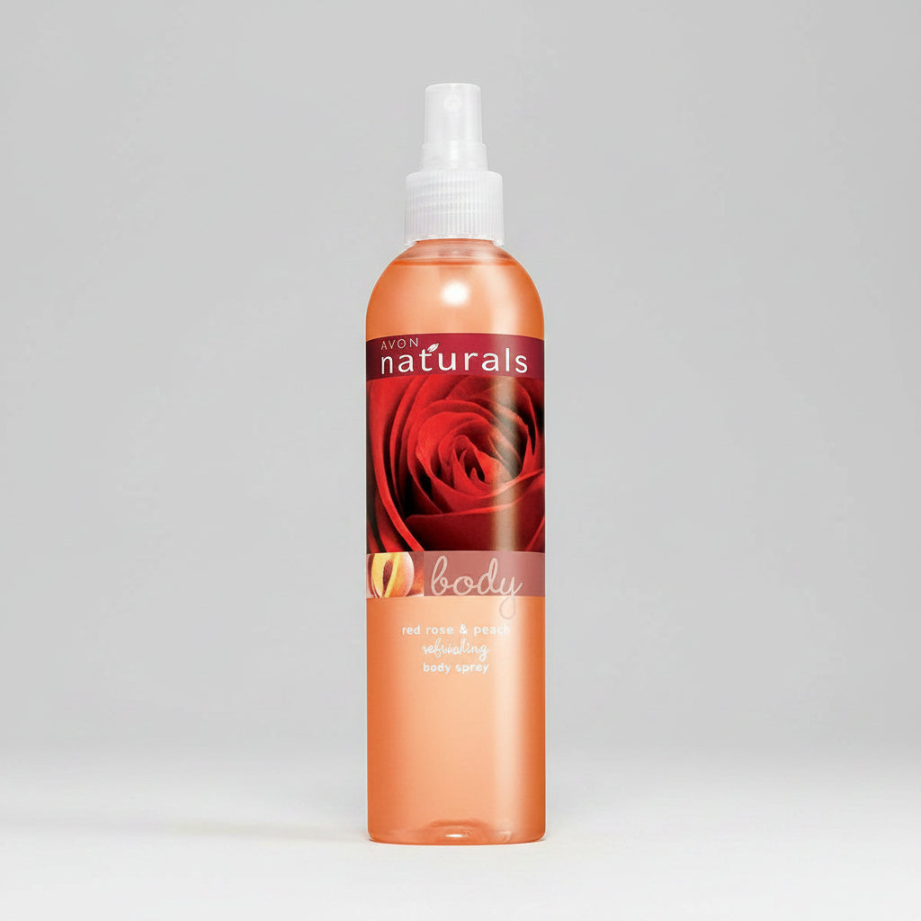 Avon Naturals Red Rose & Peach Body Spray | 250ml
