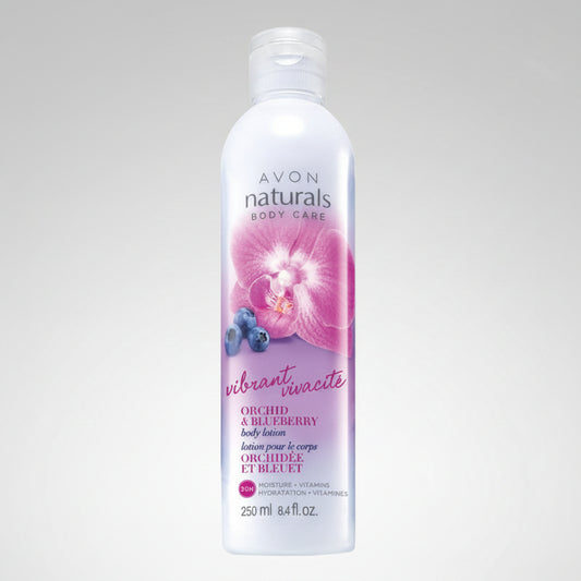 Avon Naturals Vibrant Orchid & Blueberry Body Lotion | 250ml | Daily Hydrating Cream