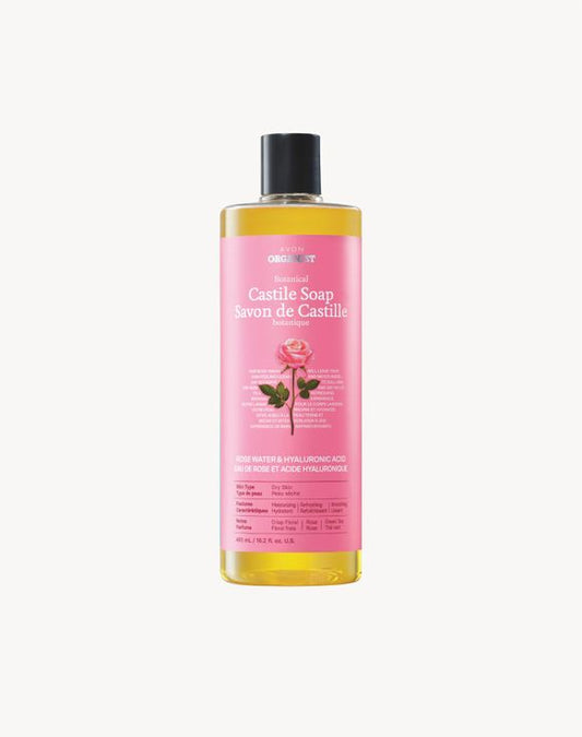 Organist Botanical Castile Soap Rose Water & Hyaluronic Acid