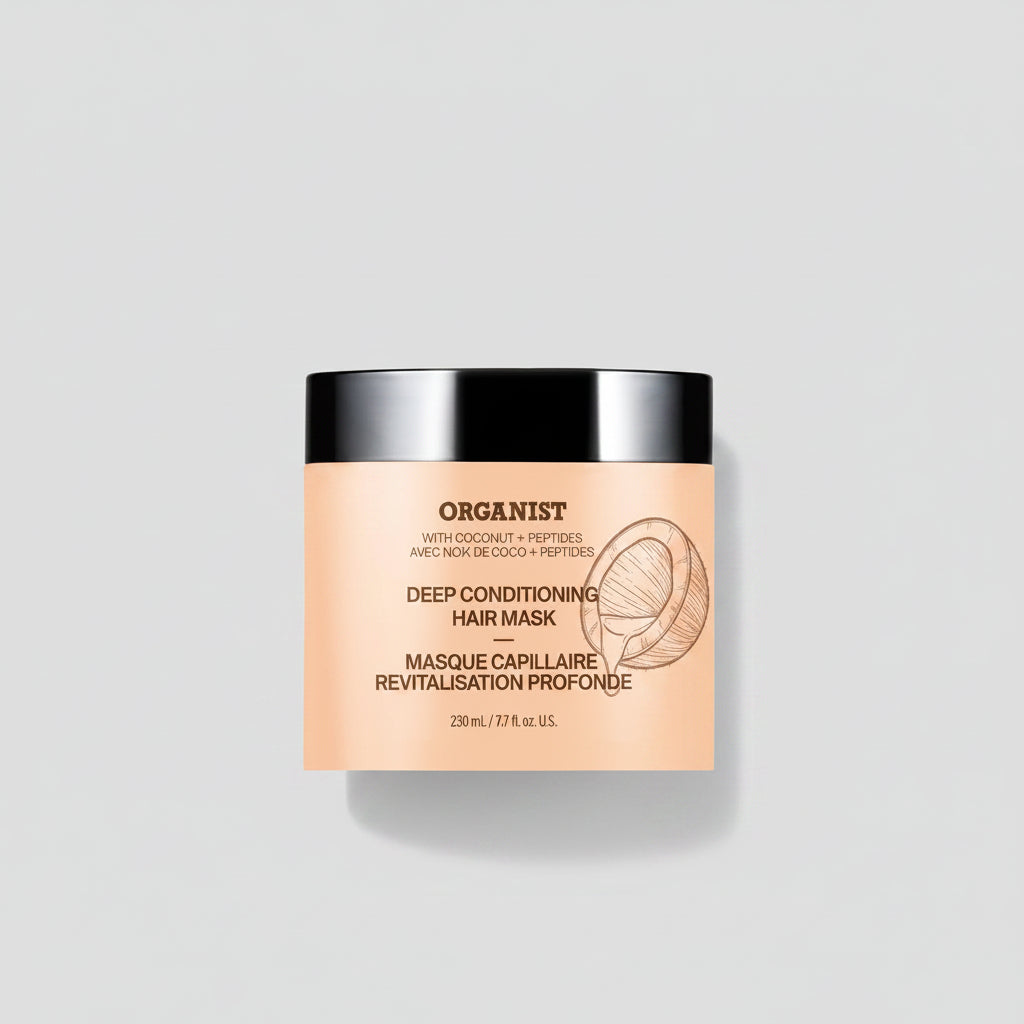 Organist with Coconut + Peptides Deep Conditioning Hair Mask