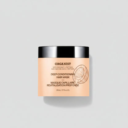 Organist with Coconut + Peptides Deep Conditioning Hair Mask