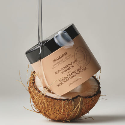 Organist with Coconut + Peptides Deep Conditioning Hair Mask