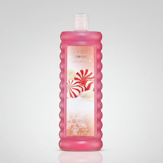 Avon Bubble Delight Winter Classics Peppermint Vanilla Bubble Bath 700ml