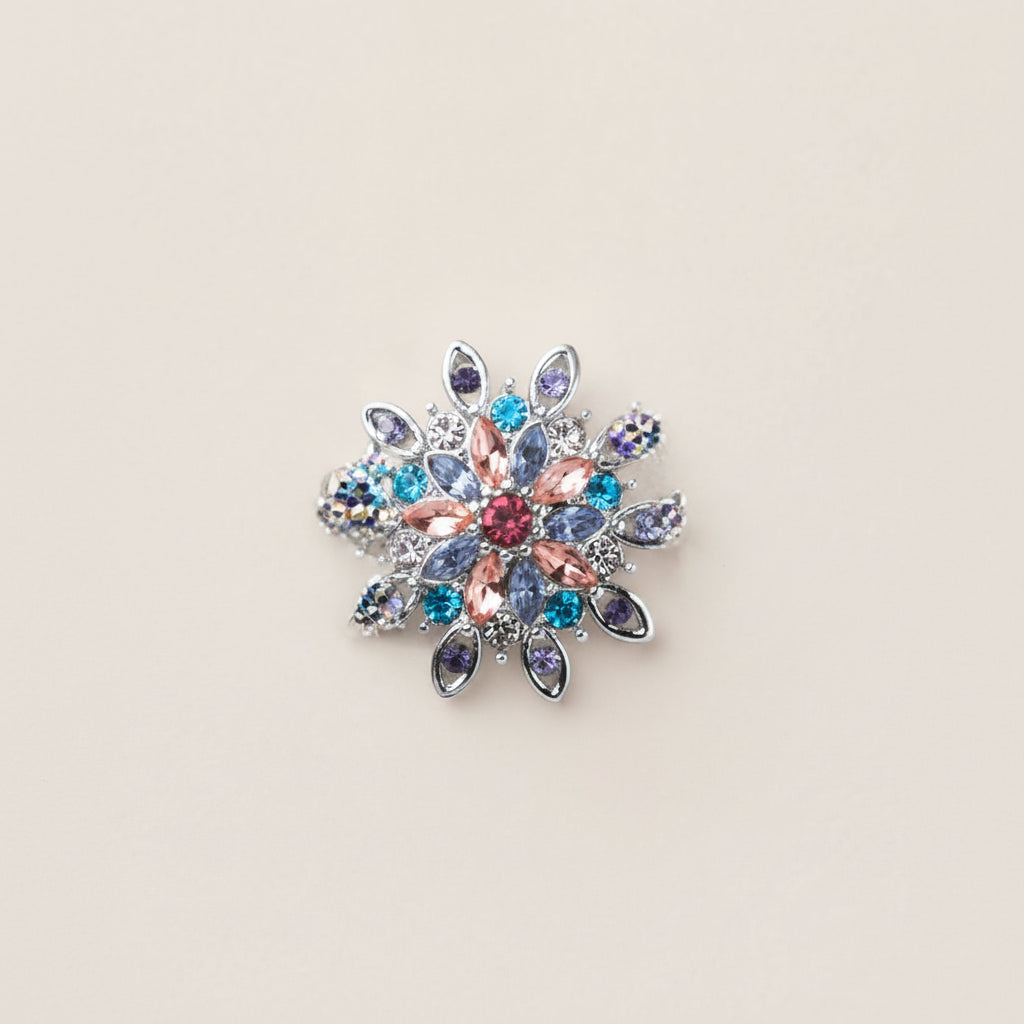 Prism Flower Necklace and Earring Set