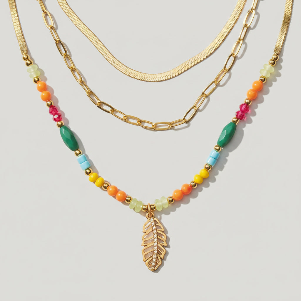 Rio Tropical Rainforest Necklace -