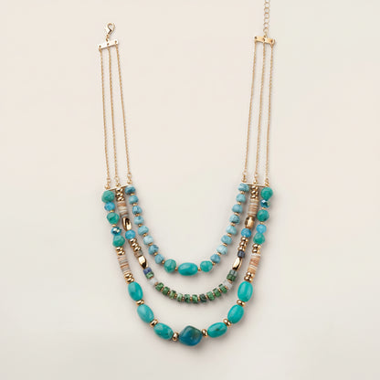 Riviera Blue Layered Necklace